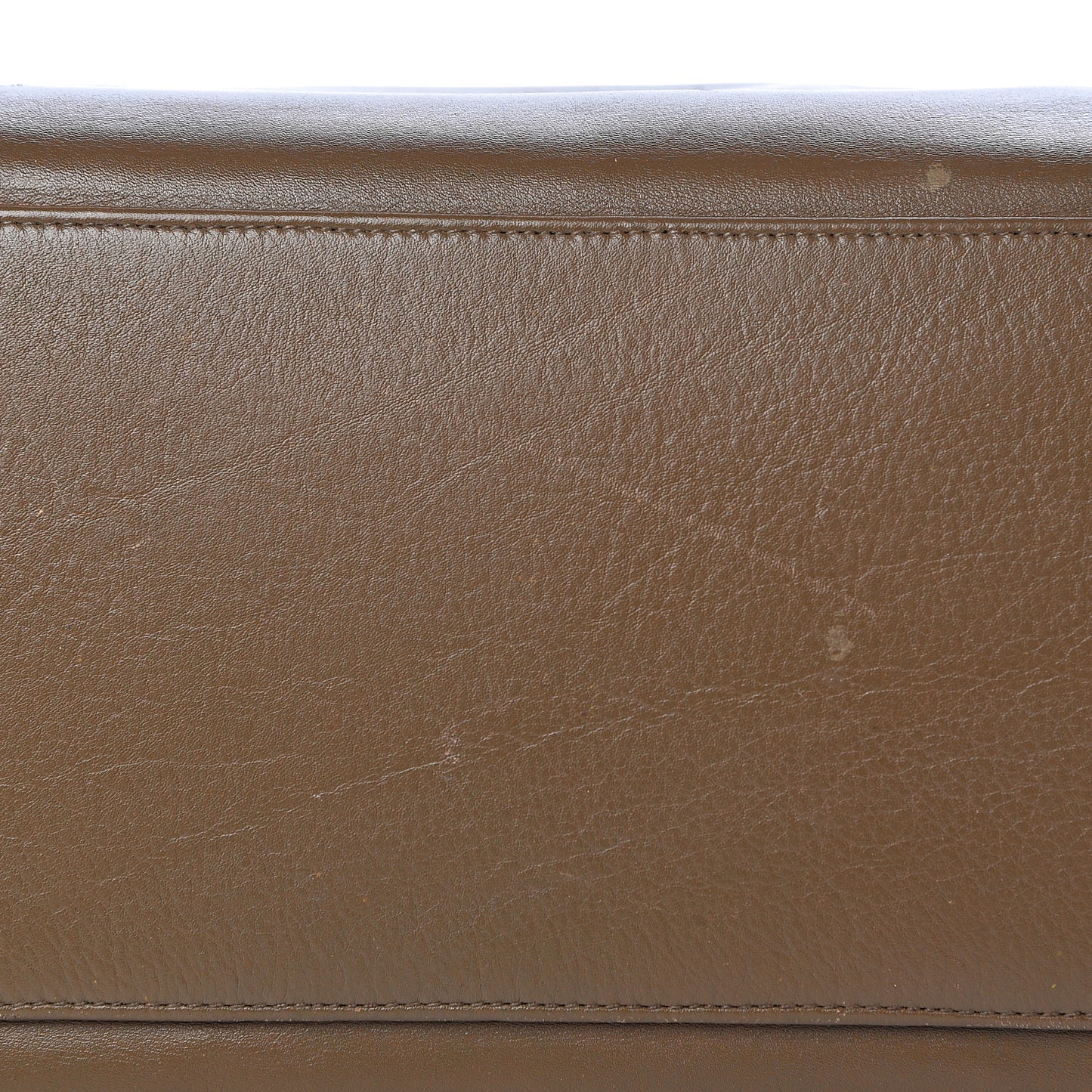 Lambskin Quilted Shopping Tote Brown