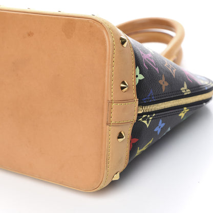 Louis Vuitton Monogram Multicolor Alma Black 9 of 10