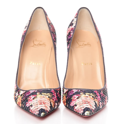 Christian Louboutin Tissu Baigneuse Floral Pigalle Follies 100 Pumps 39 Multicolor 2 of 7