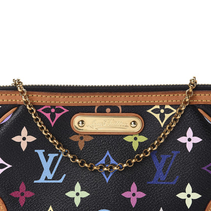 Louis Vuitton Monogram Multicolor Pochette Milla MM Black 10 of 10