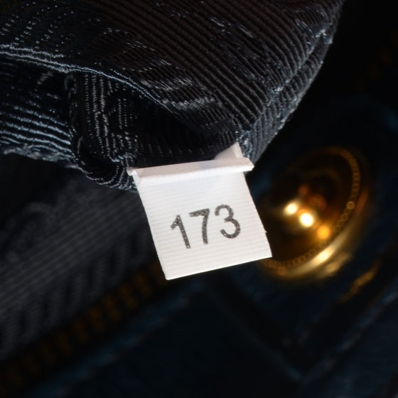 Vitello Shine Tote Denim