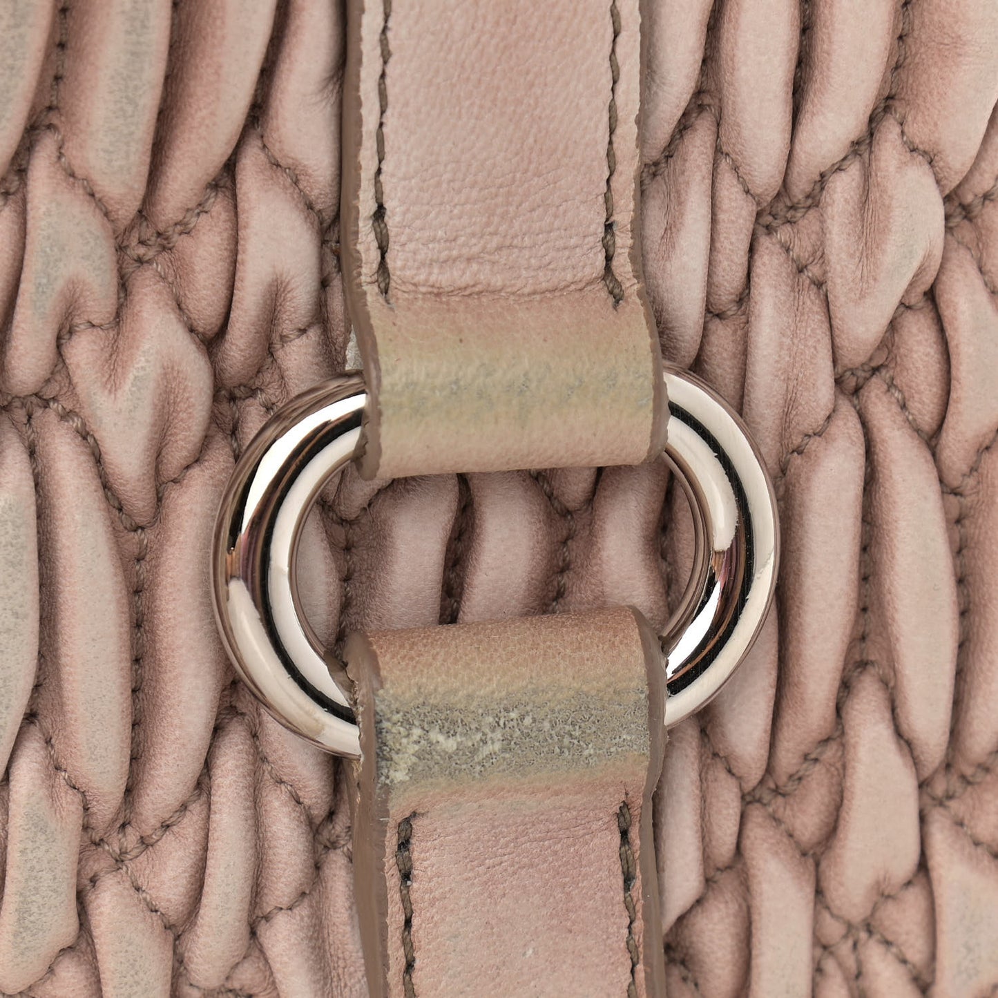 Nappa Matelasse Lux Tote Fragola