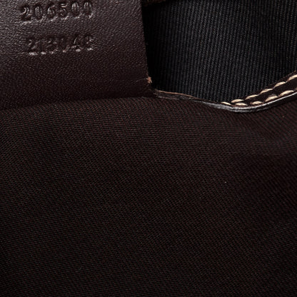 Gucci GG Plus Monogram Large Carry On Duffle Bag Brown 7 of 23