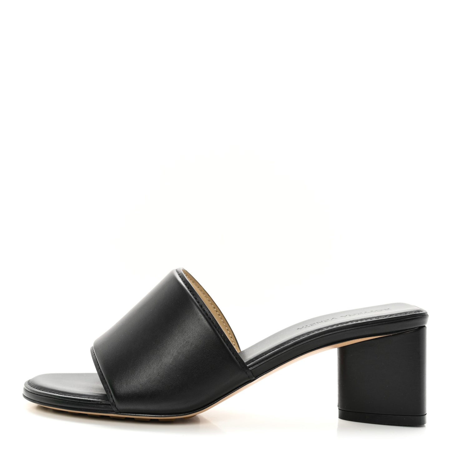 Vienna Calfskin The Band Mule Sandals 37 Black