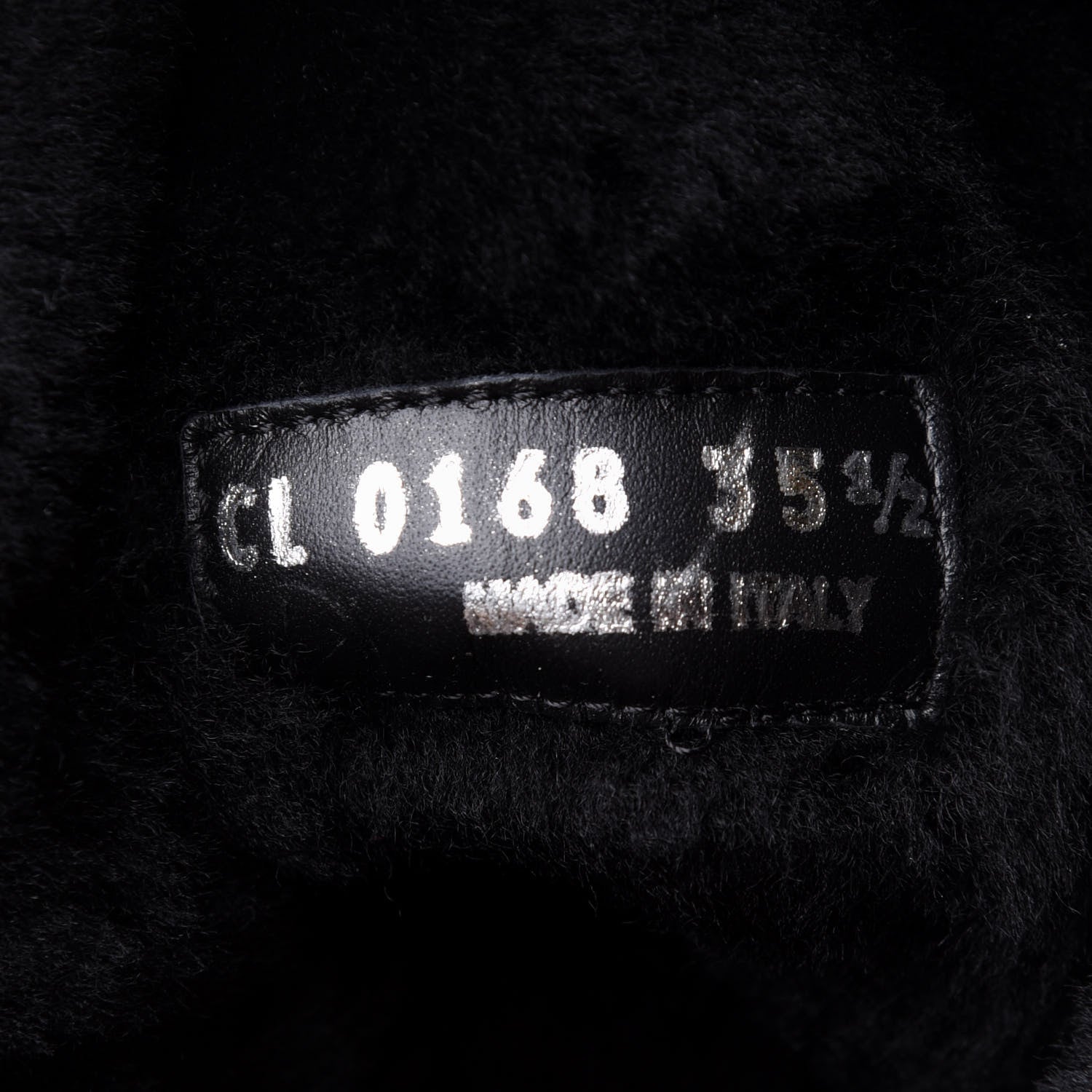Louis Vuitton Suede Calfskin Monogram Embossed Snowball Flat Half Boots 35.5 Black 7 of 8