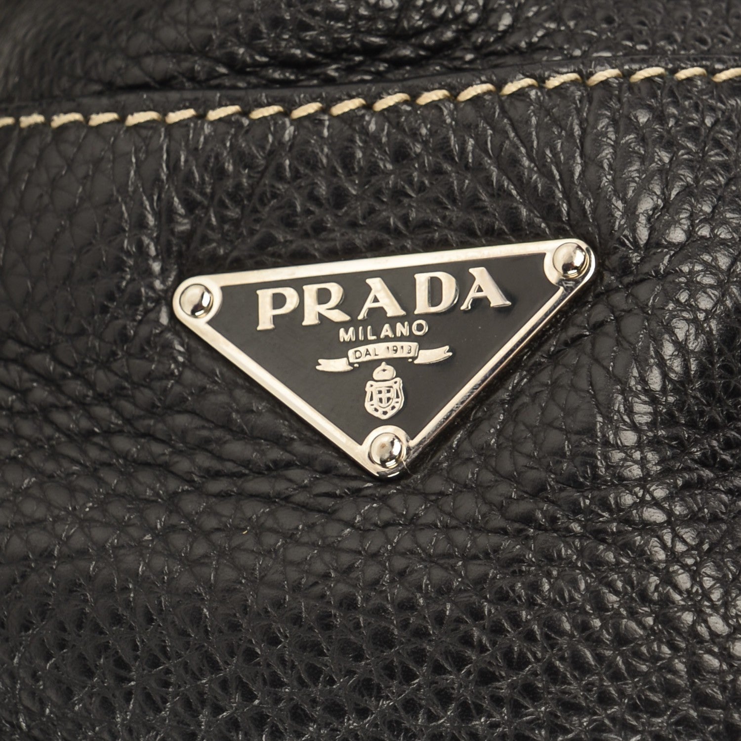Prada Vitello Daino Shoulder Bag Nero Black 6 of 9