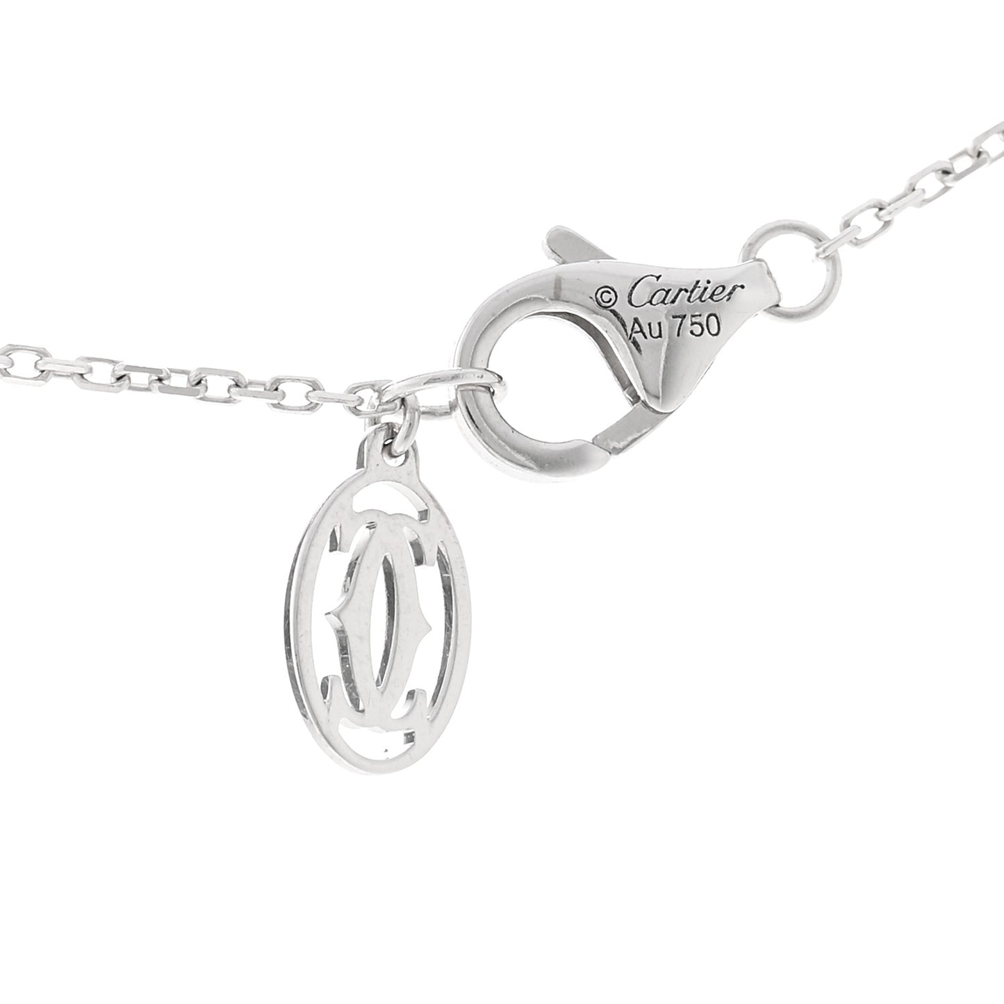 18K White Gold Diamond .19ct 1895 Solitaire Pendant Necklace