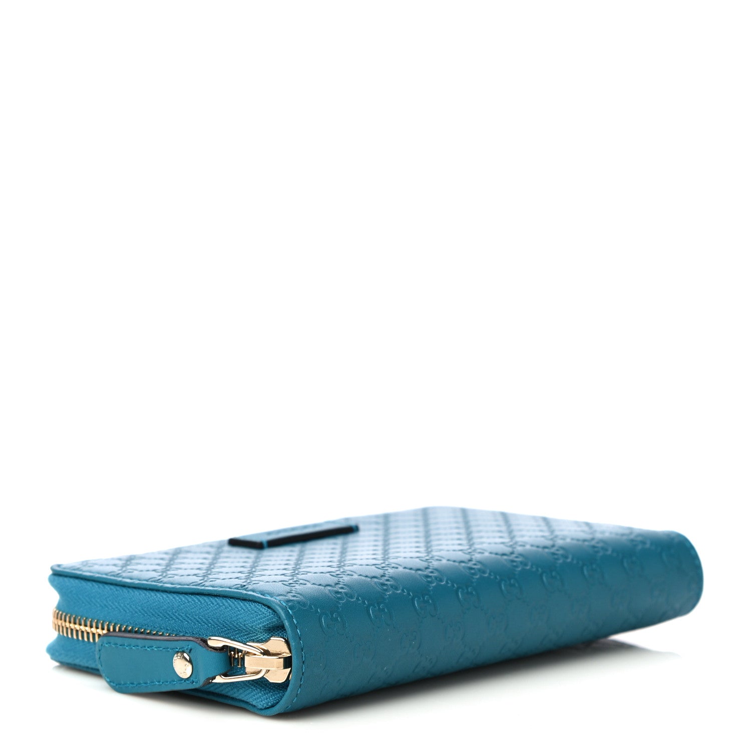 Gucci Microguccissima Zip Around Organizer Wallet Deep Cobalt 4 of 12