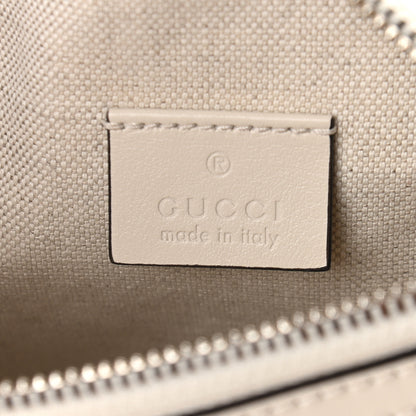 Gucci Calfskin GG Tennis Embossed Belt Bag Mystic White 5 of 8