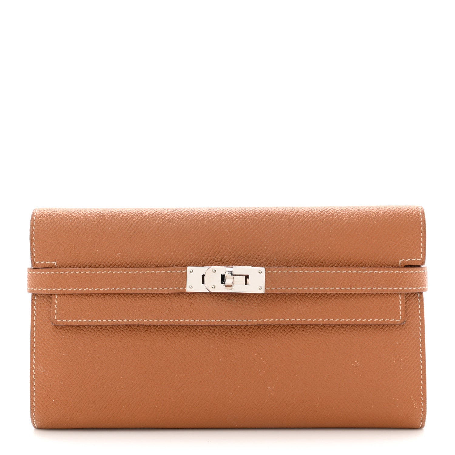 Hermes Epsom Kelly Longue Wallet Gold 1 of 7