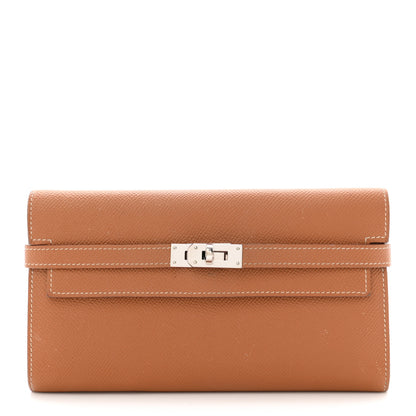 Hermes Epsom Kelly Longue Wallet Gold 1 of 7