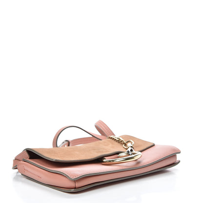 Chloe Suede Calfskin Small Faye Shoulder Bag Blushy Pink 3 of 17