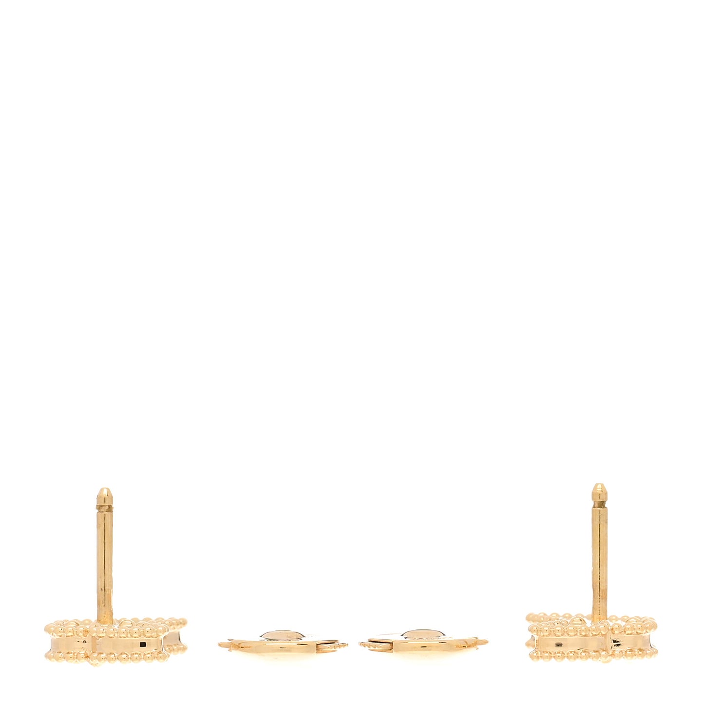 18K Yellow Gold Mother of Pearl Sweet Alhambra Butterfly Earrings