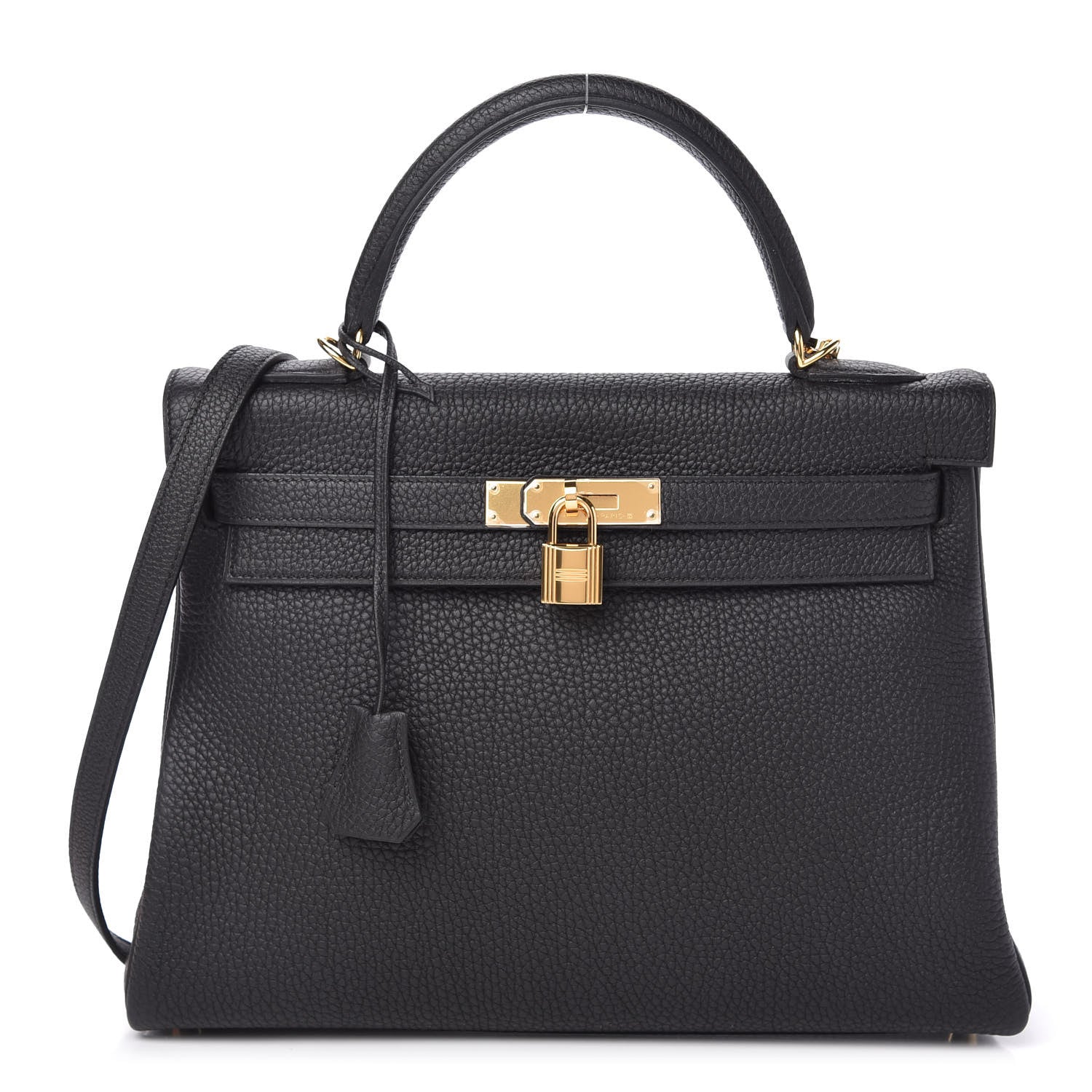 Hermes Togo Kelly Retourne 32 Black 1 of 11