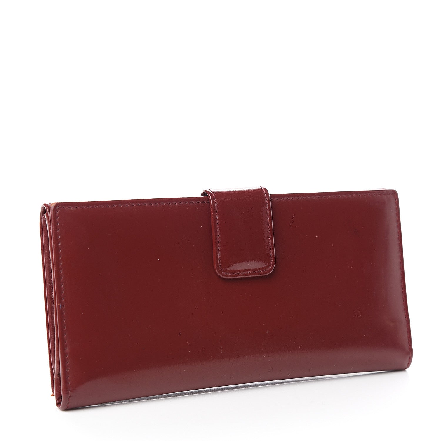 Gucci Patent Embossed G Continental Flap Wallet 2 of 9
