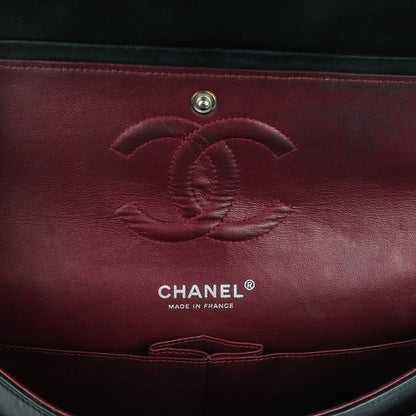 Chanel Lambskin Quilted Medium Double Flap Black 7 of 8