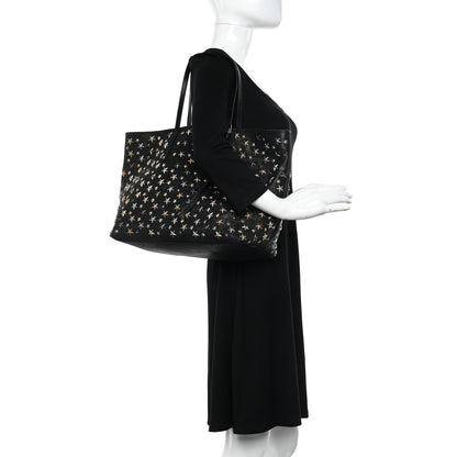 Jimmy Choo Calfskin Star Studded Tote Black 2 of 12
