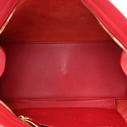 Saint Laurent Calfskin Medium Classic Y Cabas Red 5 of 14