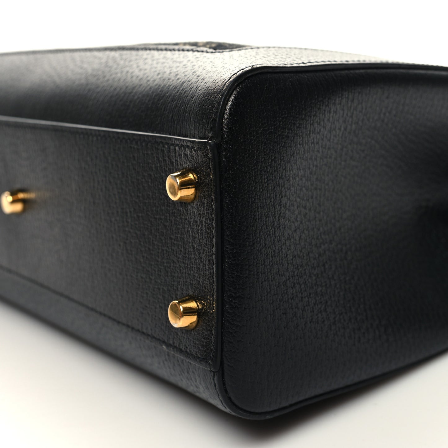 Jacquard Black Denim GG Monogram Textured Dollar Calfskin Medium Jackie 1961 Tote Black Ivory