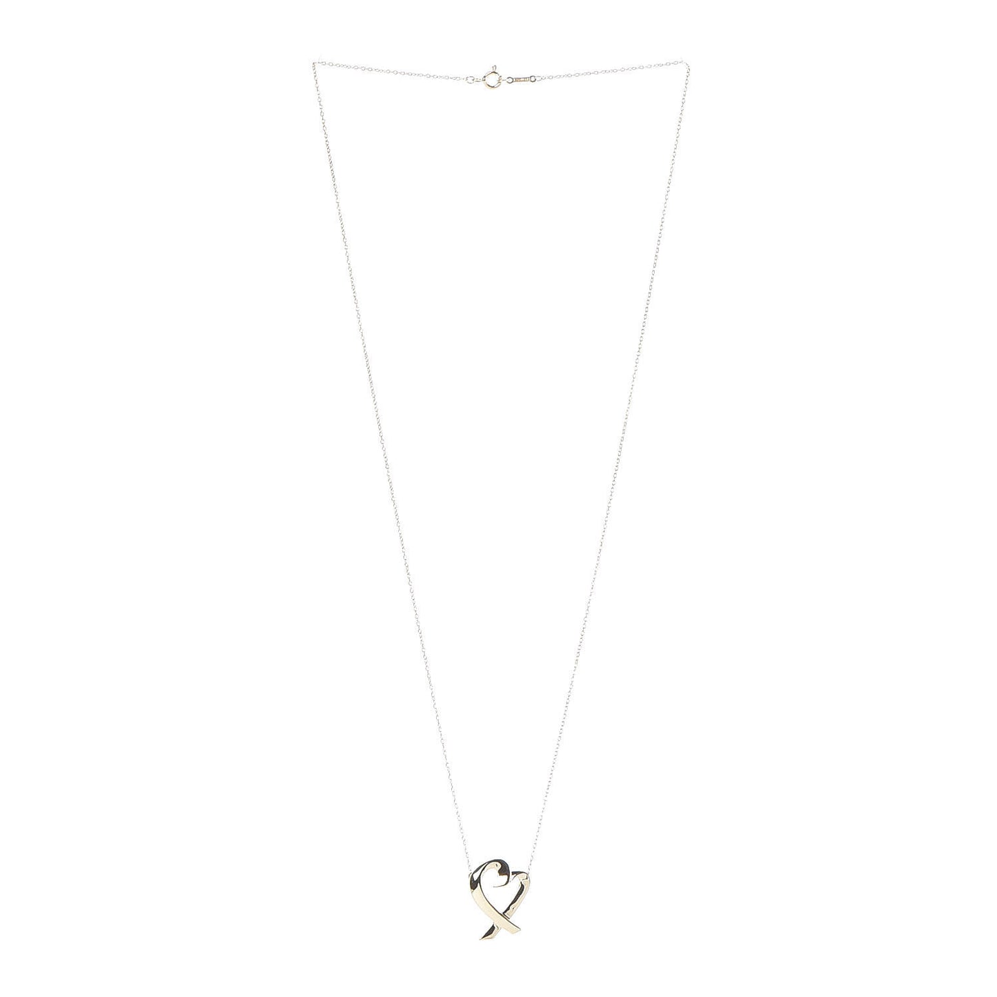 18K Yellow Gold Paloma Picasso Loving Heart Necklace