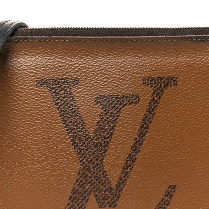 Louis Vuitton Reverse Monogram Giant Double Zip Pochette 8 of 12