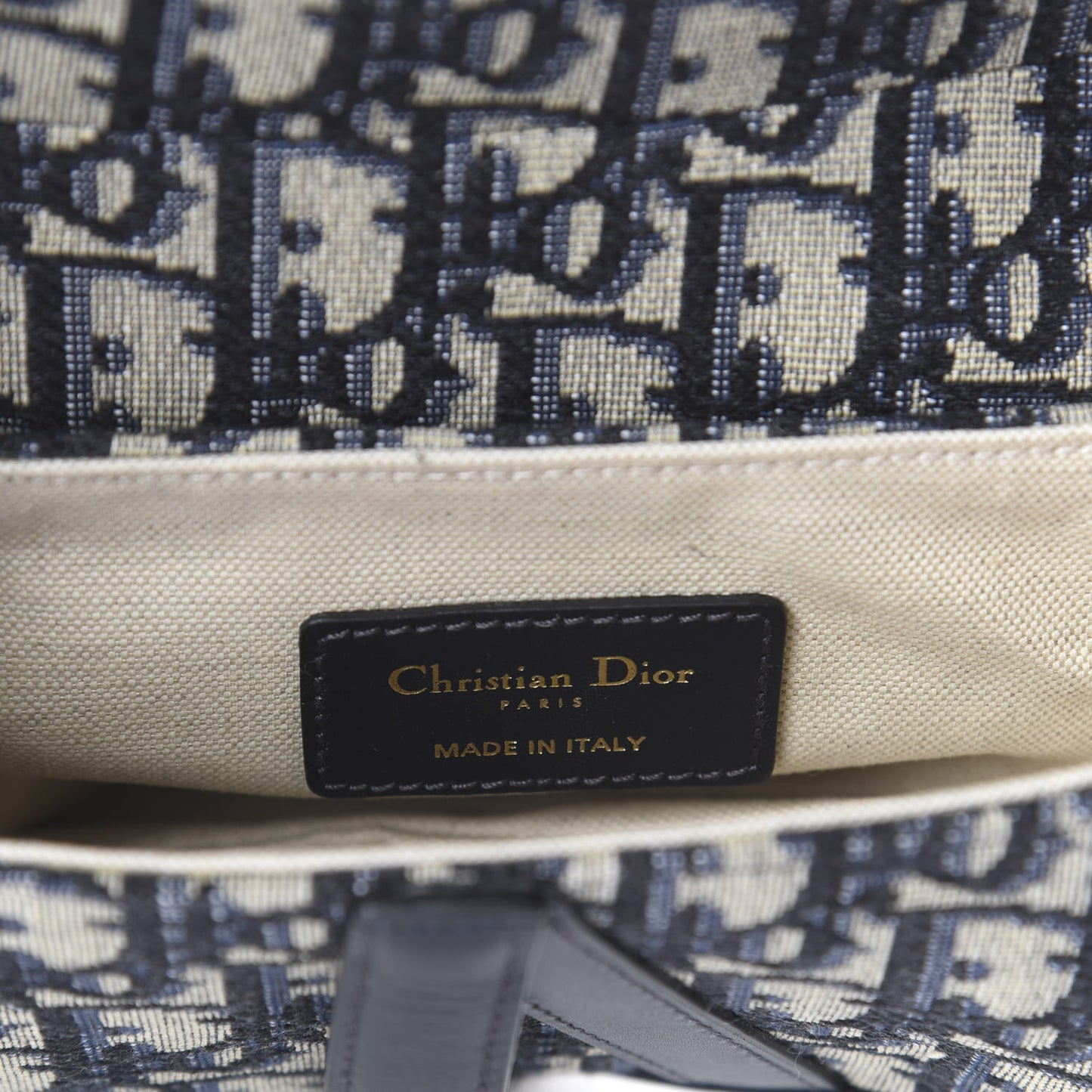 Oblique Mini Saddle Bag Blue