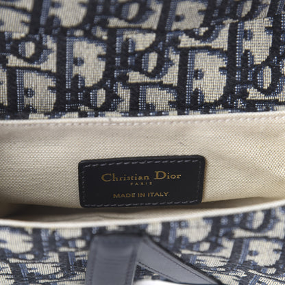 Christian Dior Oblique Mini Saddle Bag Blue 5 of 7