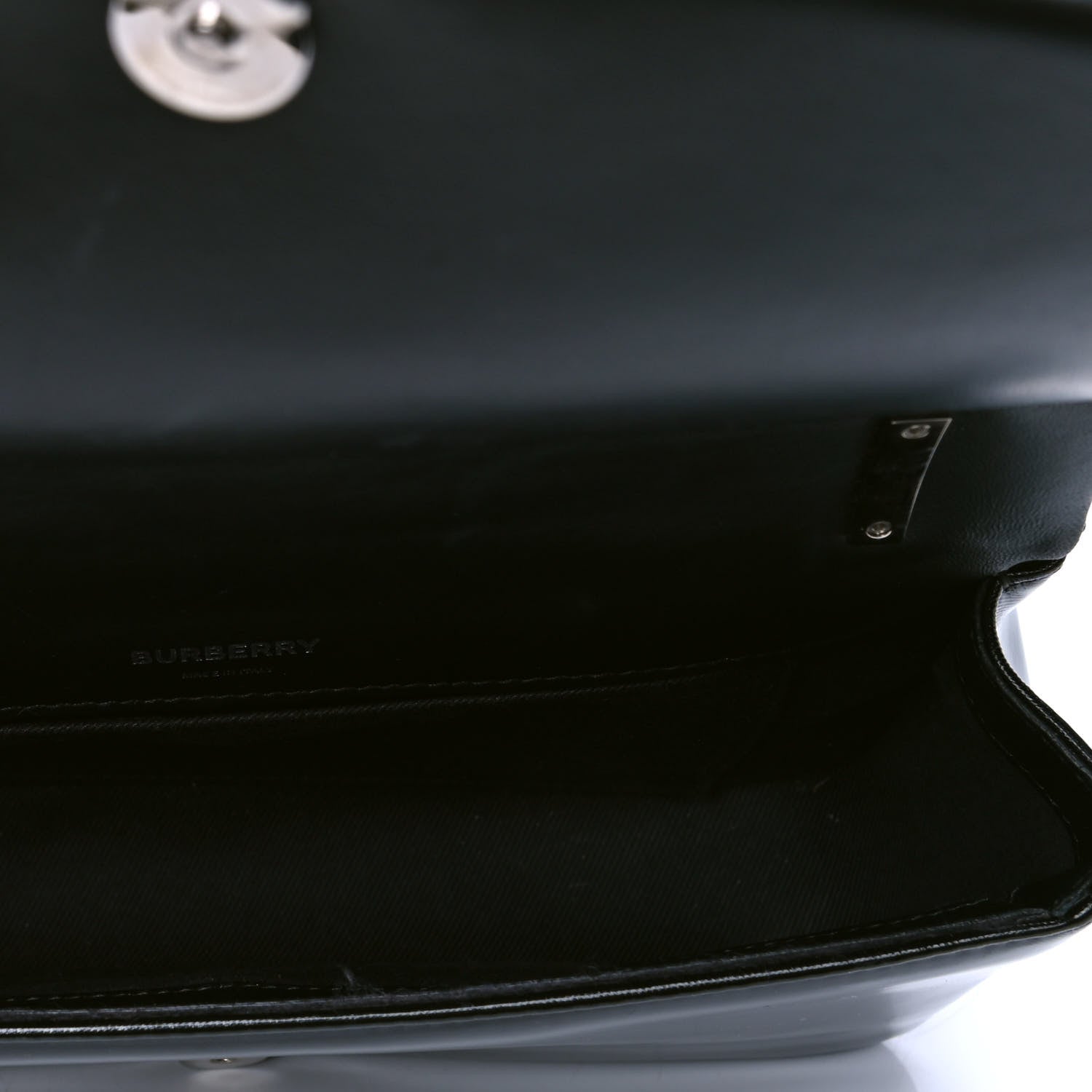 Burberry Patent Quilted Horseferry Print Small Lola Bag Black 4 of 4