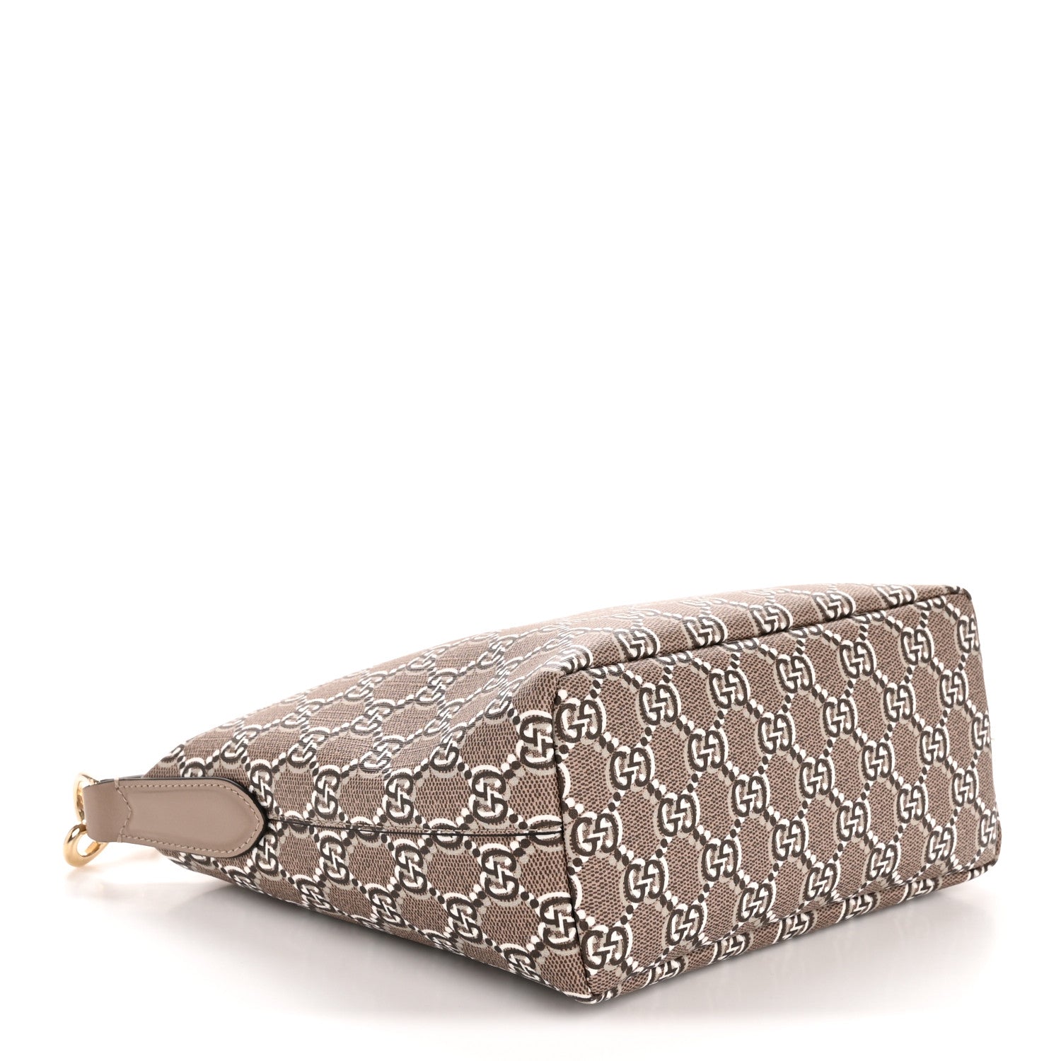 Gucci GG Shadow Monogram Super Mini Ophidia Shoulder Bag Taupe 4 of 11
