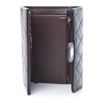 Chanel Caviar Quilted Medium Flap Wallet Black 5 of 9