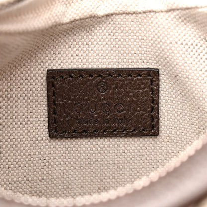 Gucci GG Supreme Monogram Textured Calfskin Web Small Attache Shoulder Bag Beige Ebony New Acero 6 of 11