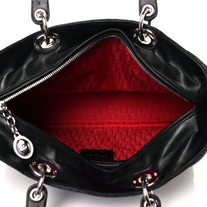 Christian Dior Lambskin Cannage Large Lady Dior Black 5 of 13