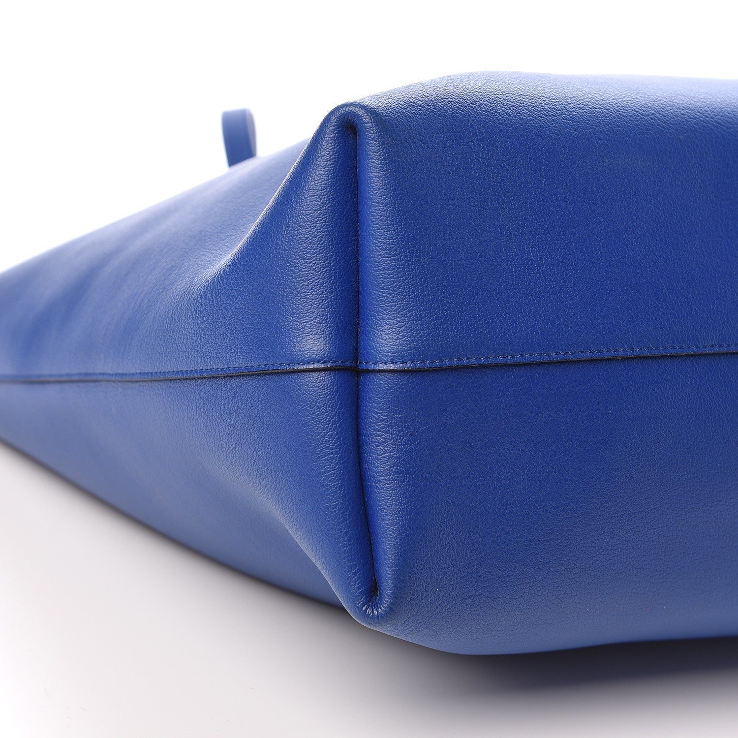 Saint Laurent Calfskin Large Shopping Tote Ultramarine 10 of 11