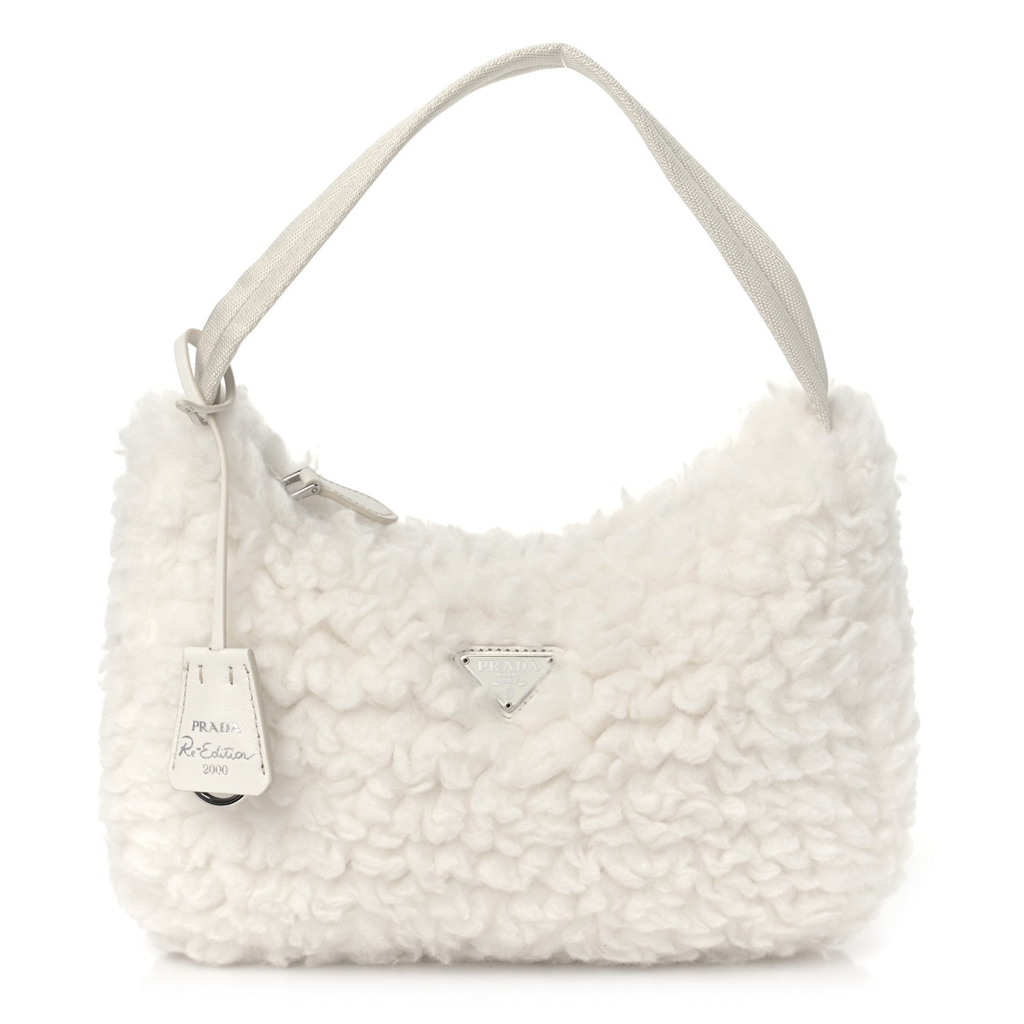 Cashmere Mini Re-Edition 2000 Bag Naturale