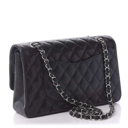 Chanel Caviar Quilted Medium Double Flap Black 3 of 11