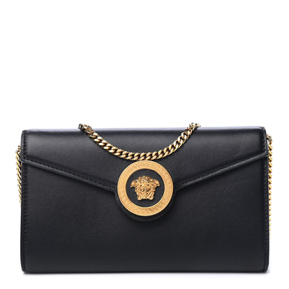Versace Calfskin Medusa Clutch Bag Black 1 of 4