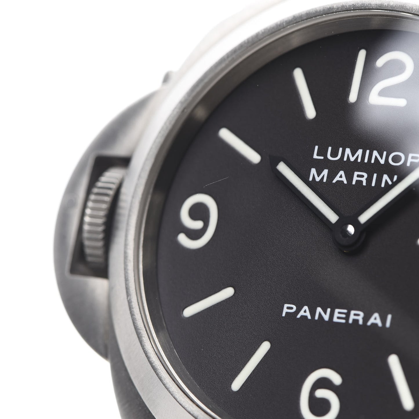 Titanium Alligator 44mm Luminor Marina Left-Handed Automatic Watch Grey PAM00056