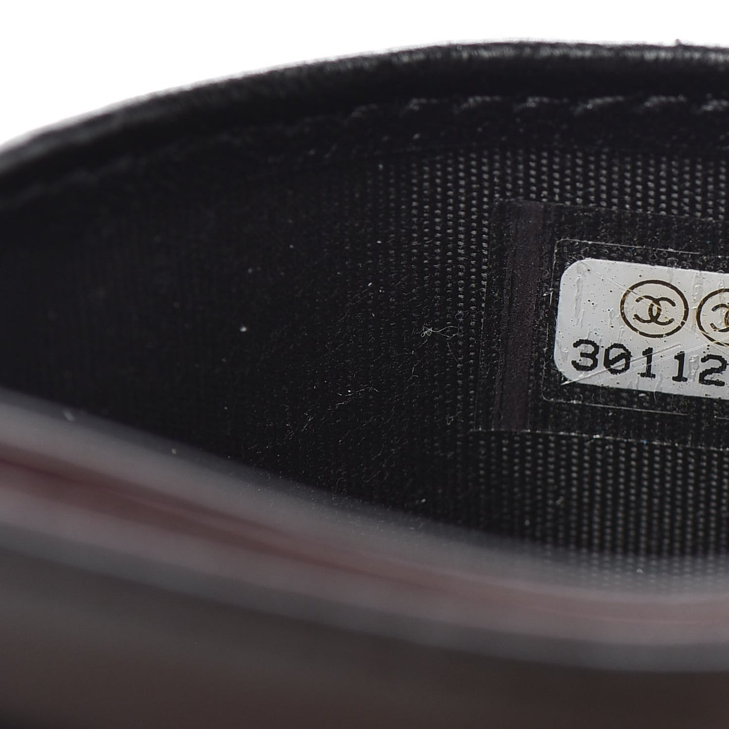 Lambskin Quilted Card Holder Black