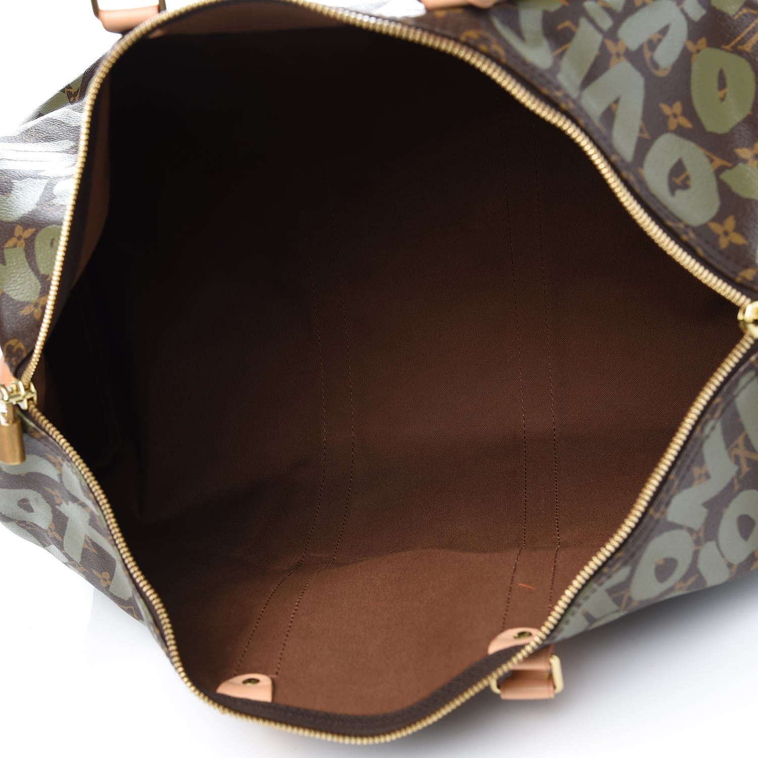 Louis Vuitton Graffiti Keepall 50 Kaki 5 of 9