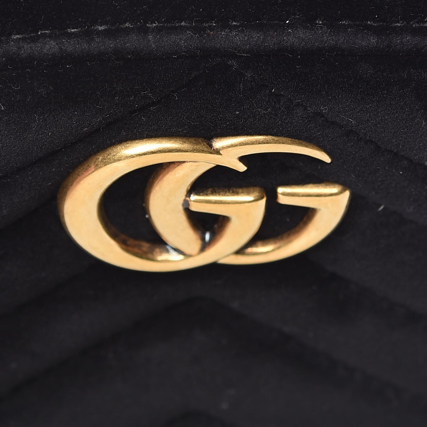 Velvet Matelasse GG Marmont Belt Bag 85 34 Black