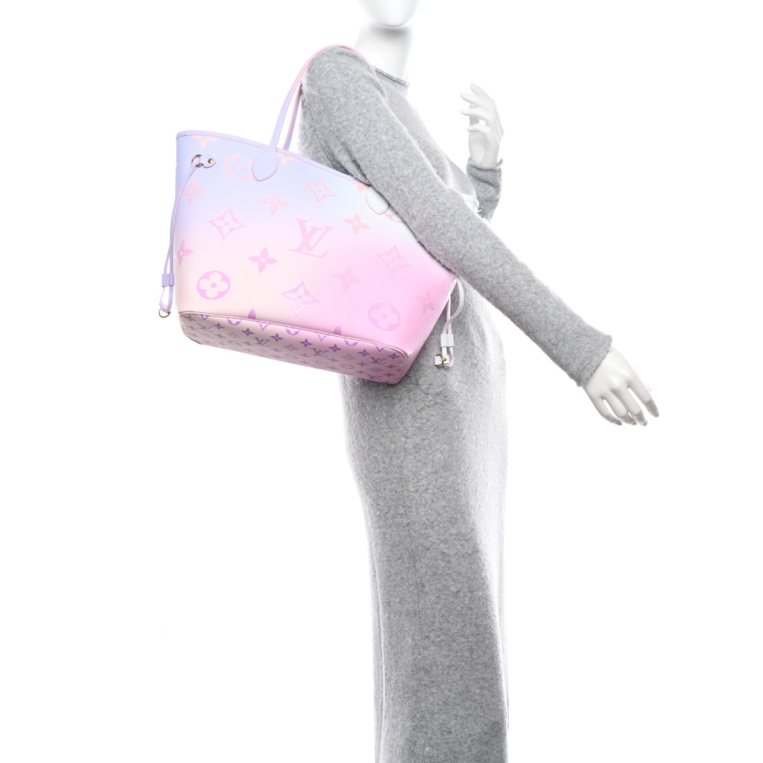 Louis Vuitton Monogram Giant Spring In The City Neverfull MM Sunrise Pastel 2 of 12
