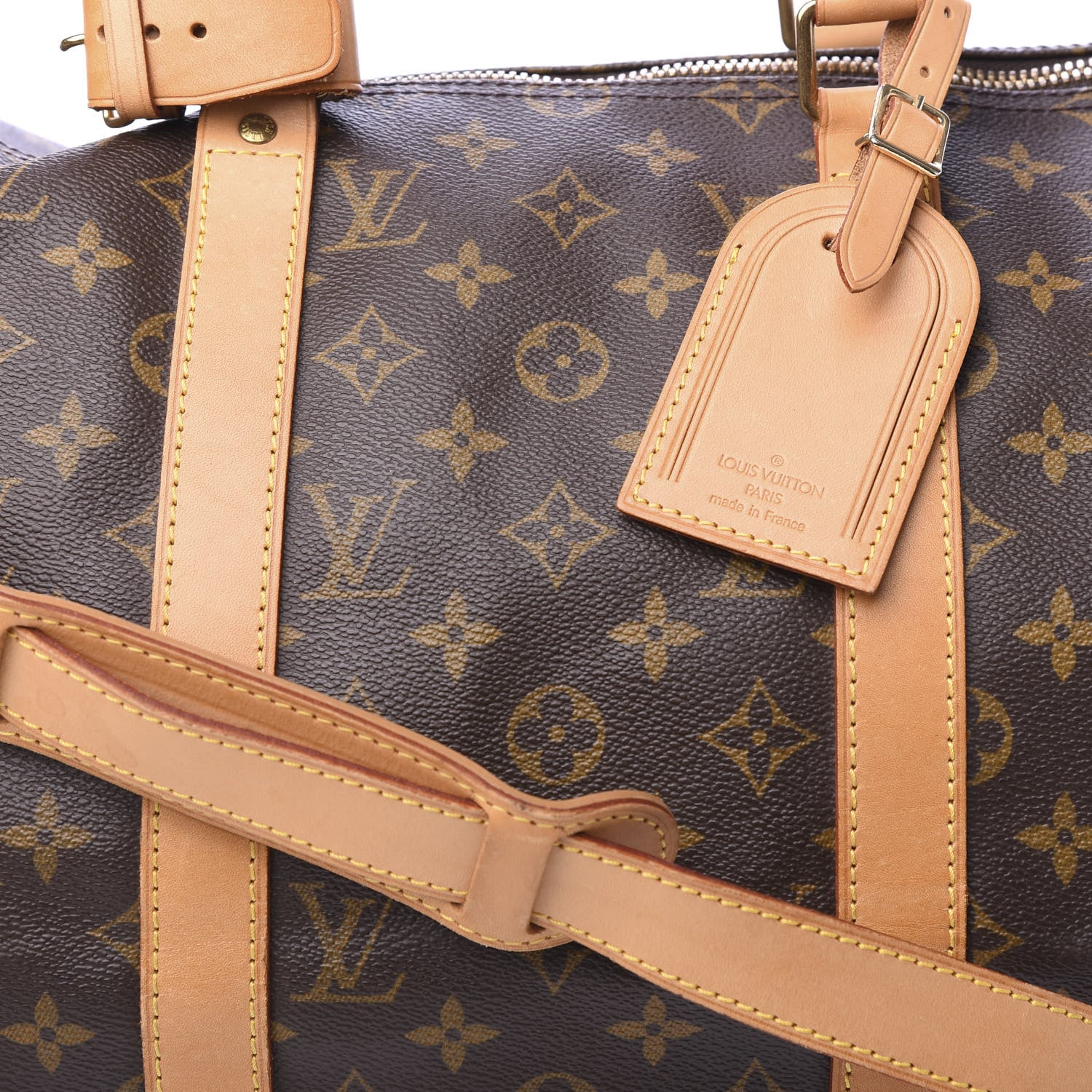Louis Vuitton Monogram Keepall Bandouliere 50 9 of 9