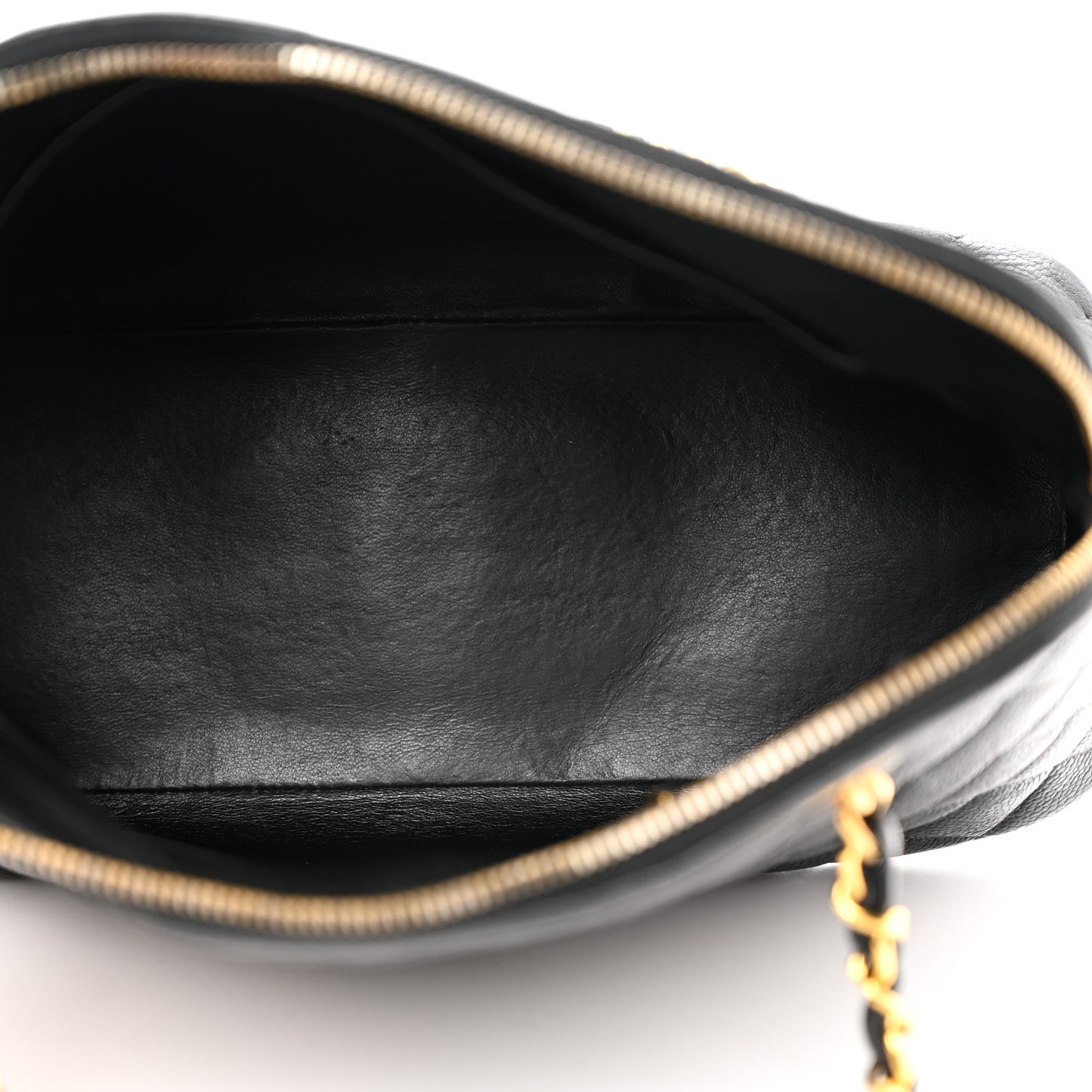 Caviar Quilted Shoulder Bag Black