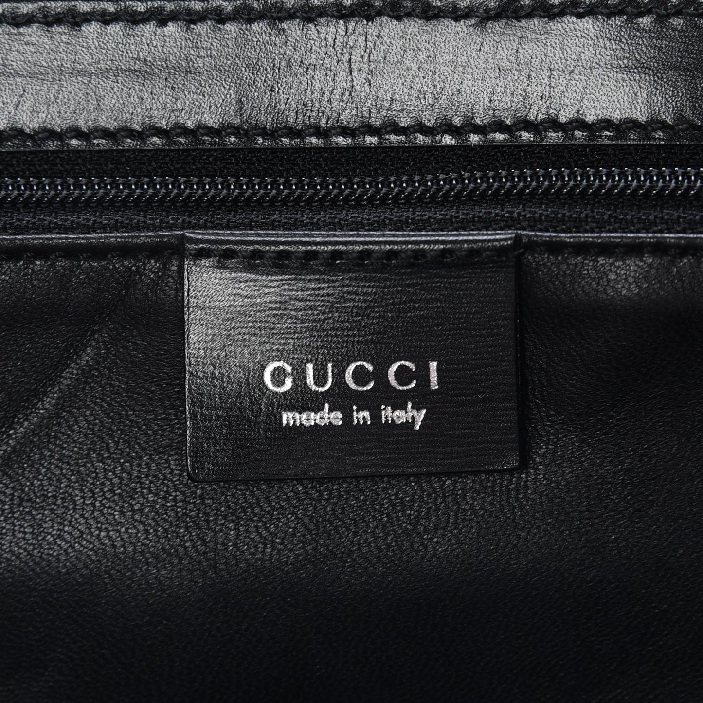 Alligator Shoulder Bag Black