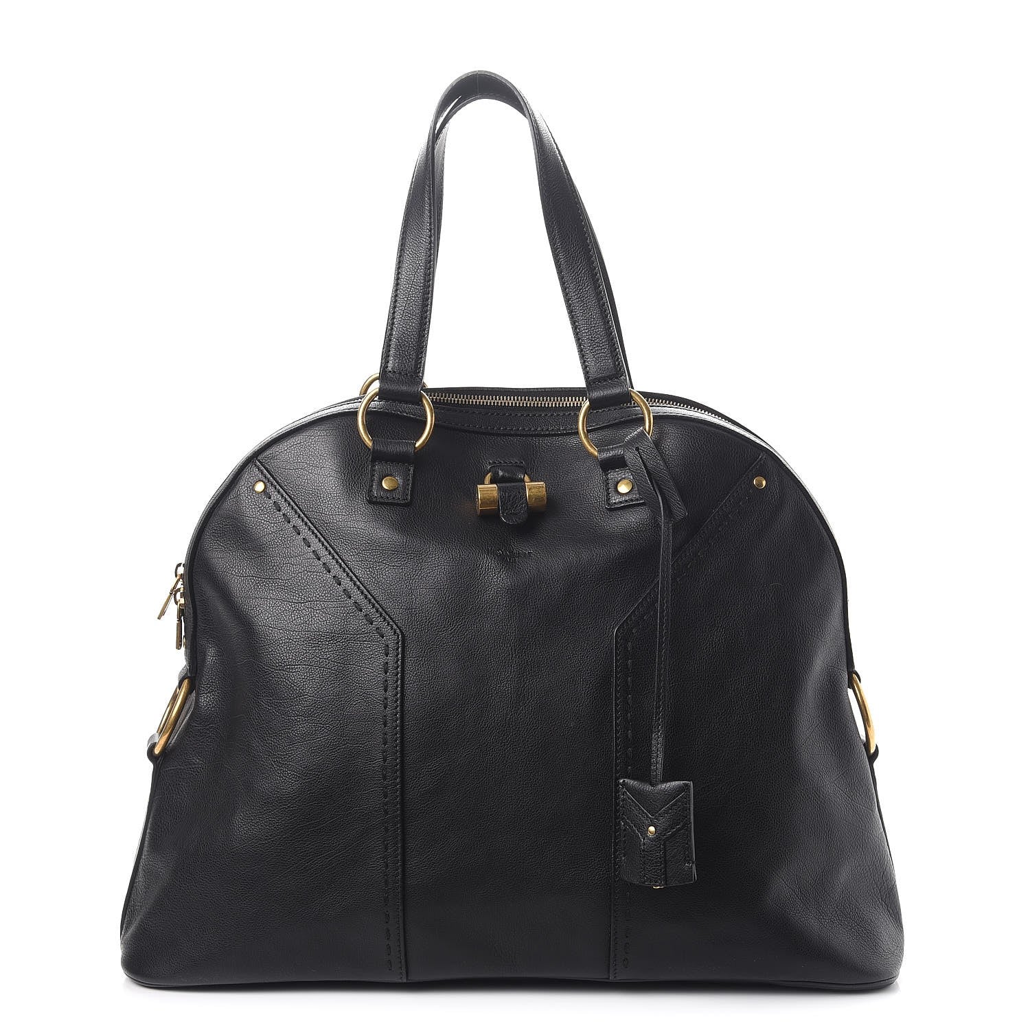 Saint Laurent Calfskin Oversized Muse Black 1 of 9