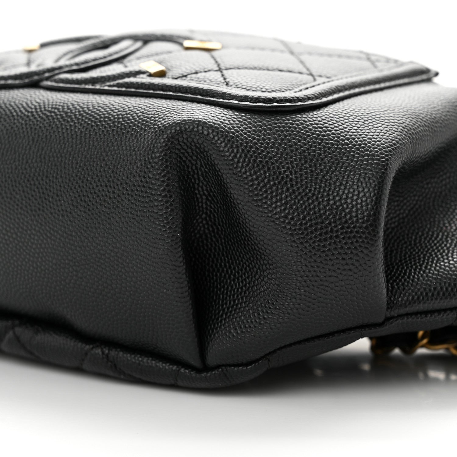 Chanel Caviar Quilted Filigree Waist Bag Black 10 of 10