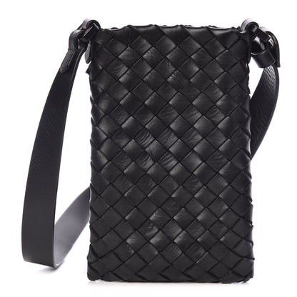 Bottega Veneta Nappa Intrecciato Crossbody Black 1 of 8