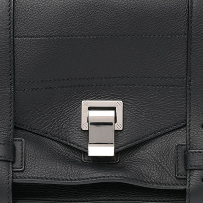 Proenza Schouler Soft Grainy Calfskin Medium PS1 Satchel Black 8 of 11