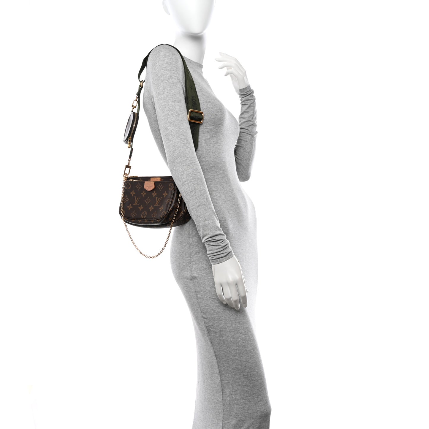 Monogram Multi Pochette Accessories Kaki