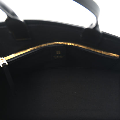 Givenchy Tumbled Calfskin Logo Embossed Medium G-Tote Black 5 of 10